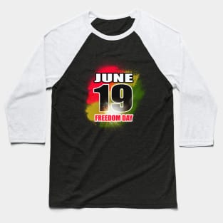 Juneteenth Baseball T-Shirt